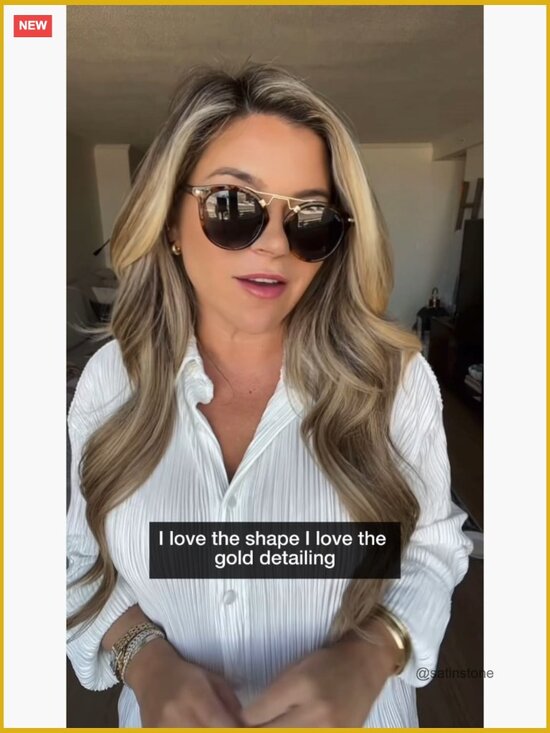 Polarized Round Retro Double-Bridge Vintage Sunglasses main image 5